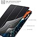 Ztotop Case for iPad Pro 12.9 Inch 2018-Slim Trifold Stand Cover with Auto Wake/Sleep and Rugged Translucent Back Cover Support 2nd Gen iPad Pencil Charging for iPad Pro 12.9 Inch 2018,Black