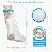 UpGoing Waterproof Leg Cast Cover for Shower Bath, Shower Cast Protector Watertight Bag Covers for Broken Surgery Leg Foot Ankle Wound and Burns - Half Leg Size (25