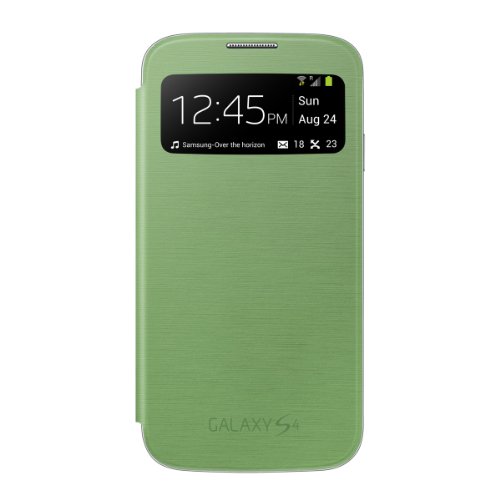 Samsung Galaxy S4 S-View Flip Cover Folio Case (Green)