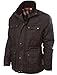 VEDONEIRE Mens Wax Jacket (3050) BROWN brushed check lining
