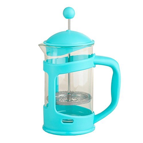 Aqua Blue 3-Cup Compact Coffee Maker French Press, 12 Oz by World Market