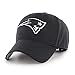 OTS NFL New England Patriots Men's All-Star Adjustable Hat, Black And White, One Size