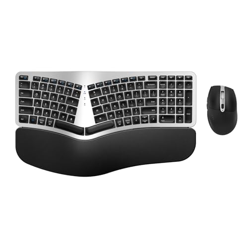 EDJO Ergonomic Wireless Keyboard and Mouse Combo