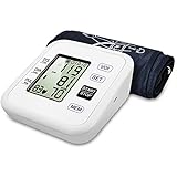 Upper Arm Blood Pressure Monitor Digital Voice Smart BP Meter with Large Display FDA Approved Included Storage Bag by WEILIGU