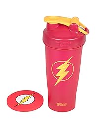 BlenderBottle paquete de 4 dc comics de la liga de la justicia superhéroes – Superman, Wonder Woman,...