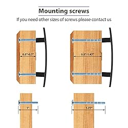 homdiy 10 Pack 3in Matte Black Cabinet Pulls