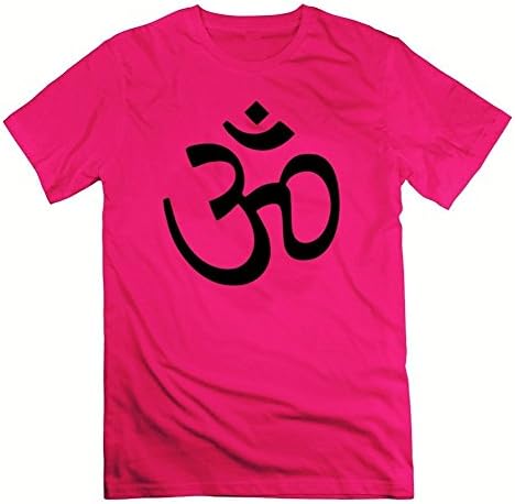 Arabic Symbol Printed Creative : Medium Menshort Sleeves Pink- Made In Good Quality.