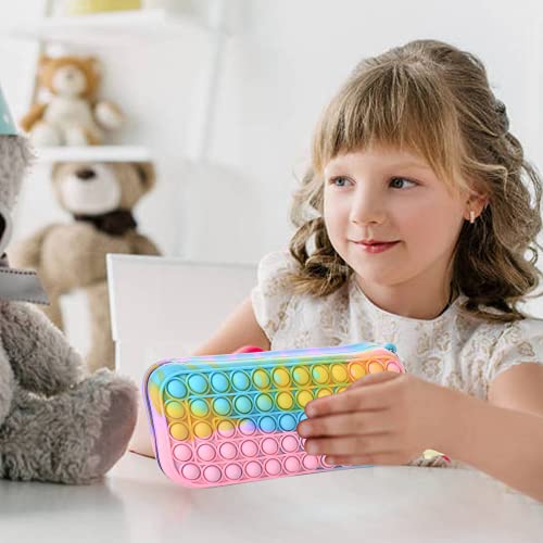 Pencil Case Push Pop Bubble Sensory Fidget Toys, Large Size Pen