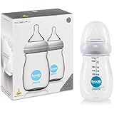 Joovy Boob PP Baby Bottle, Clear, 9 Ounce, 2 Count
