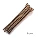Aosome 12pcs Dreadlock Extension Full Handmade Brown Synthetic Hair Extension, 30cm/12in