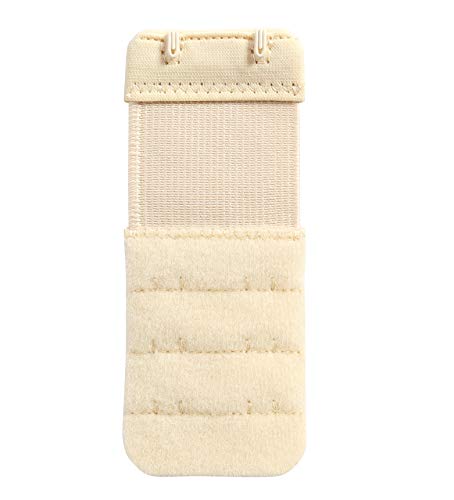 Women's Bra Extender 2 Hook Elastic Stretchy Bra Extension Strap Pack of 3