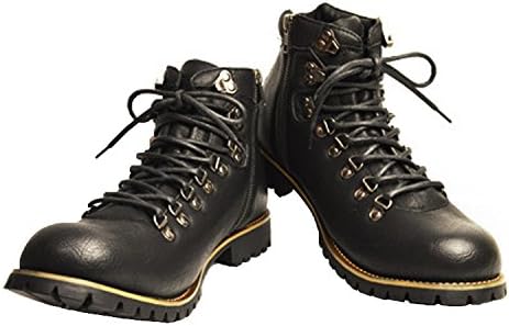 毎日続々入荷 日本メンズファッションリベット高ブーツ本革ブーツ