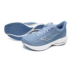 Mizuno Womens Wave Rider 28 Running Shoe, Glacier