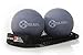 Tune Up Fitness – Alpha Twin Set in Tote | Larger Sized Yoga Massage Therapy Balls | Trigger Point Ball, Myofascial Release and Pain Relief for Upper & Lower Back, IT Band, QL, Hamstrings, Glutes
