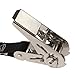 US Cargo Control Stainless Steel Thumb Ratchet Strap Tie Down, 1 Inch Wide X 15 Foot Long, Black Tie Down, Stainless Steel Ratchet, Dependable Utility Strap for Cargo Securement and More