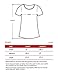 KLKD Women's Basic Chiffon 3/4 Sleeve Roll Up Blouse