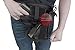 Mens Black Gun Pistol Pouch Carry Concealment Concealed Large Tactical Nylon Fanny Pack with Large Key Ring Carabiner