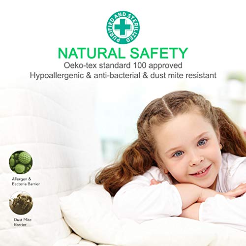 APSMILE King Size Mattress Pad Cover Quilted Fitted 8-18" Deep Pocket ClimaLoft Balance Down Alternative Cooling Mattress Topper - Thumbnail 7