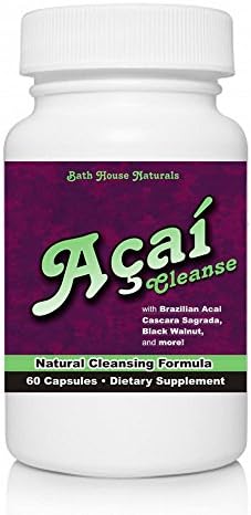 Acai Berry - Detox & Cleanse - Promotes Colon Health, Weight Loss & Increased Energy, Less Bloating All Natural 60 caps
