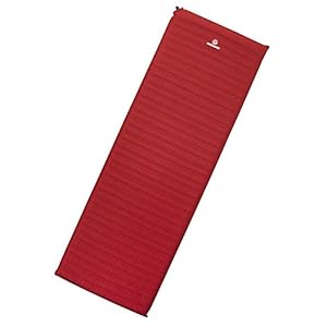outdoorer Zelfopblaasbare slaapmat Trek Bed 3 in rood – camping en trekking isomat, zelfopblazend, 5 cm hoog, licht en…