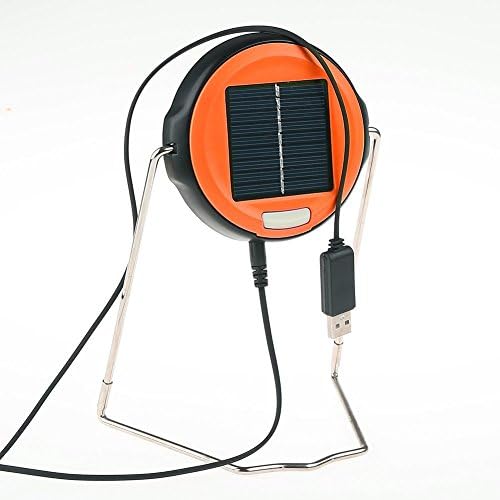 Geartist GT01C Solar Camping Lights Lantern Collapses for Home & Outdoor Hiking Camping Emergencies Hurricanes Outages, 450mAh 8 Hours, Water Resistant Lightweight Ultra Bright LED Reading Lamp