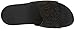 FitFlop Women's Flora Slide Flip Flop, Black, 7 M US