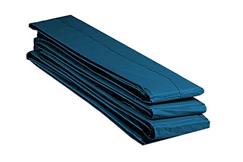 Outdoor Heights Super Round Trampoline Replacement Safety Pad |Spring Cover for Rectangular Trampoline | Durable, Water Resistant, 10" Wide| Fits Most Brands| 9' x 15' Foot - Aquamarine