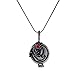 LUREME Elena's Vervain Pendant Anti-Vampire Locket Necklace Silver Plated (01003583)