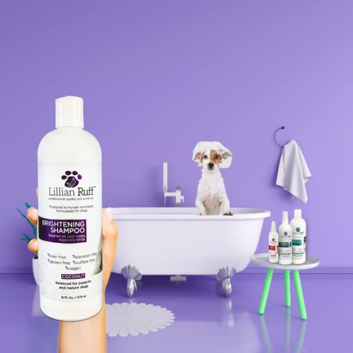 Lillian Ruff UltraBrightening Professional Whitening Shampoo for Dogs