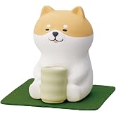 Stone Diffuser Tea-Drinking Animals [ Designed in Japan] Non Electric Passive Diffuser for Essential Oil and Aromatherapy (Ceramic/Clay) (Tea-drinkig Dog)