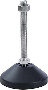 KATSU 4pk M12x100mm Stainless Steel Leveling Feet Swivel Nylon Base view 8