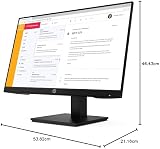 HP P24h G4 23.8" Full HD IPS Monitor Height Adjust Black - Business Productivity view 9