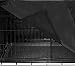 Amazon Basics Durable Dog Metal Crate Cover, 48-Inch, Black