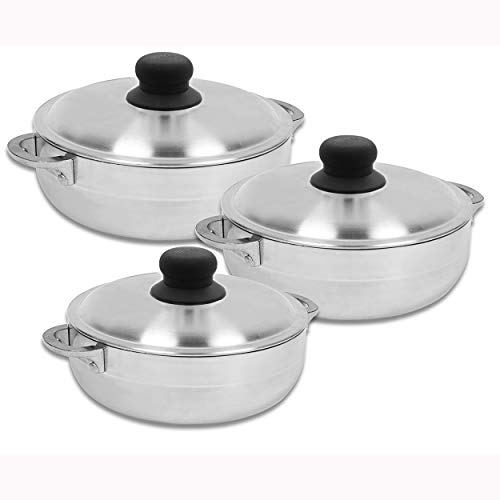 2 GAU+89226+Polish+Aluminum+Caldero+3+Piece