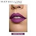 Maybelline New York Color Sensational Purple Lipstick Matte Lipstick, Vibrant Violet, 0.15 oz