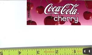 Amazon.com : Magnum, Small Rectangle Size Cherry Coca Cola Logo Soda ...