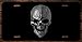 Classic Horror Film Etched Vanity Front License Plates (Wicked Skull)