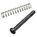CynKen Guitar Humbucker Pickup Screws Kit Mounting Screws With Springs Black