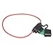 Qunqi 10Packs Add-A-Circuit Blade Type Inline Fuse holder 16 Gauge with Cover M size+ 20 pcs Fuse