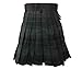 UT Kilts Men's Standard Tartan Utility Kilt, Modern Scottish Kilt for Everyday Wear, Tactical Kilts with Adjustable Hip Straps & Cargo Pockets for Men, Highlander Gray, 38