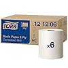 Tork Basic Centerfeed Poetspapier Wit M2, Multifunctioneel papier, 6 x 160 m, 121206