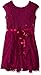 Speechless Girls' Sequin Lace/Chiffon Corkscrew Drs