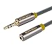 3.5mm Aux Headphone Extension Cable 50 Feet (15 Meters) 3.5mm Male to Female Stereo Audio Extension Cable 50ft (15M) for Car, Stereo, iPhone, Smartphone or any Audio Device ED68507