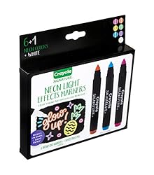 Crayola Signature Neon Markers, Light Effects, 6