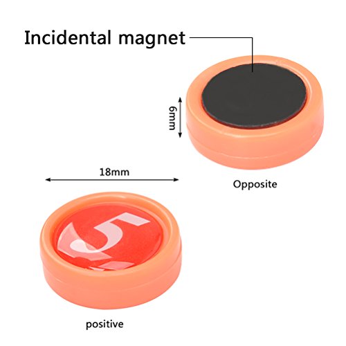 FOCCTS 26PCS Soccer Board Magnets, Tactic Board Magenets Tactic Coaching Strategy with Black Drawstring Bag - Thumbnail 3
