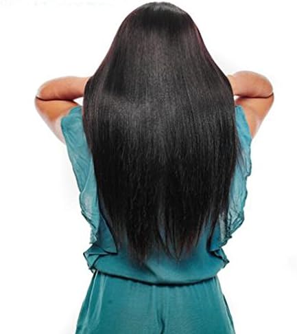 Julissa Hair 8A Grade Peruvian Straight Virgin Hair 3 Bundles, 100% Unprocessed Remy Human Hair Weave Extensions for Women Natural Color 95-100g/piece (10 12 14)