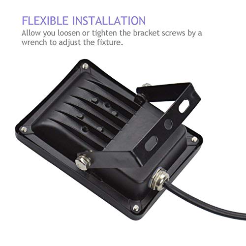 GLW 12V Landscape Lights 10W Low Voltage Waterproof Outdoor Spotlights IP65 Waterproof Garden Lights,3000K Warm White [8 Pack] - Thumbnail 7