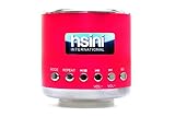 hsini Portable Mini Music SD USB Speaker for PC, Mobile Phone and MP3 Players - Retail Packaging - Silver