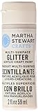 Martha Stewart Crafts Multi-Surface Glitter Acrylic Craft Paint in Assorted Colors (2-Ounce), 32185 Sugar Cube