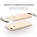 iPhone 7 Plus Case, RANVOO Thin Hard Slim Fit Stylish Cover with 3 Detachable Parts Case, Gold [Clip-ON]